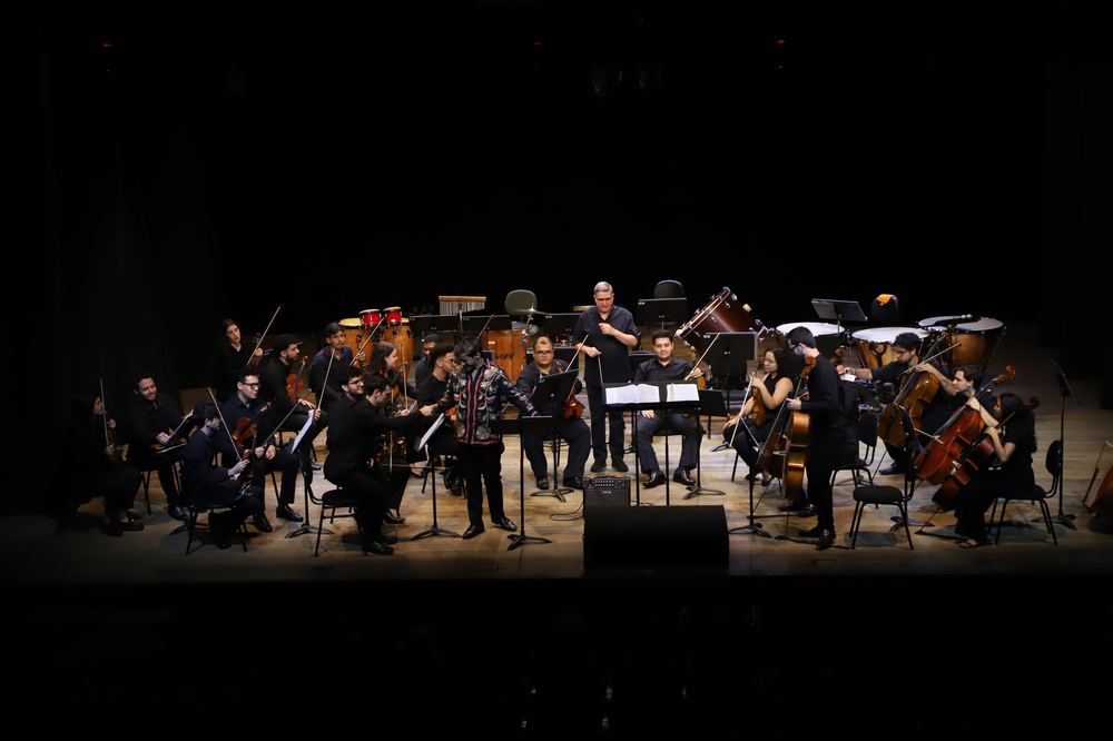 Orquestra USP Filarmônica em concerto no Theatro Municipal de São Carlos